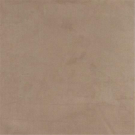 DESIGNER FABRICS 54 in. Wide Light Brown- Microsuede Upholstery Grade Fabric C070